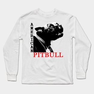 american pitbull terrier Long Sleeve T-Shirt